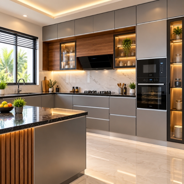 Aluminium Modular Kitchen